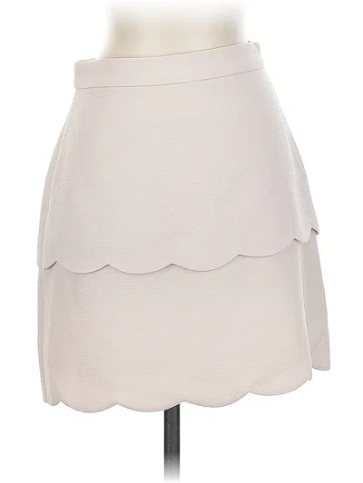 Pre-owned Club Monaco Formal Skirt In White