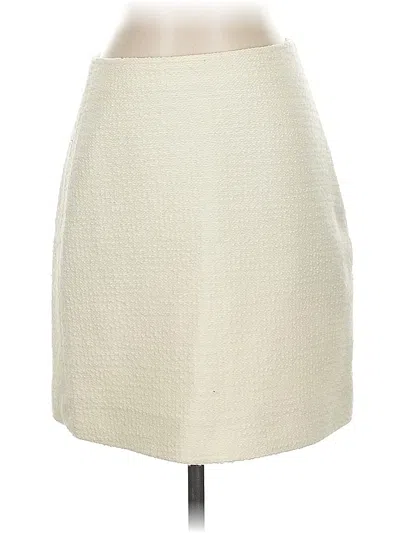 Pre-owned Club Monaco Formal Skirt In White