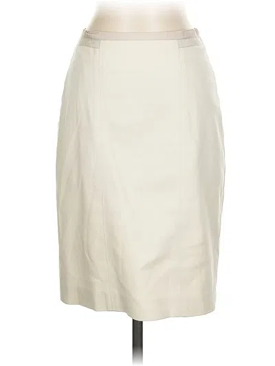Pre-owned Club Monaco Formal Skirt In White