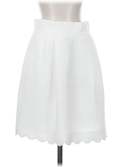 Pre-owned Club Monaco Formal Skirt In White