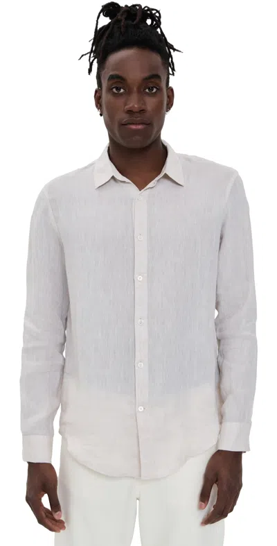 Club Monaco Italian Linen Shirt Flax