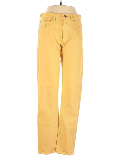 Pre-owned Club Monaco Jeans In Yellow