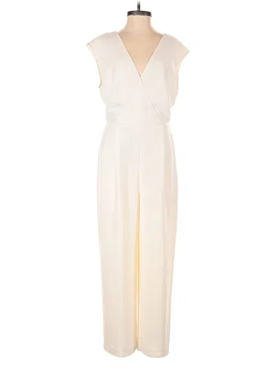 Pre-owned Club Monaco Jumpsuit In Ivory