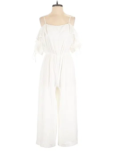 Pre-owned Club Monaco Jumpsuit In Ivory