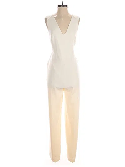 Pre-owned Club Monaco Jumpsuit In Ivory