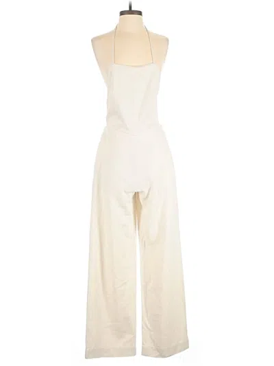 Pre-owned Club Monaco Jumpsuit In Ivory