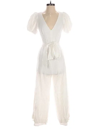 Pre-owned Club Monaco Jumpsuit In White