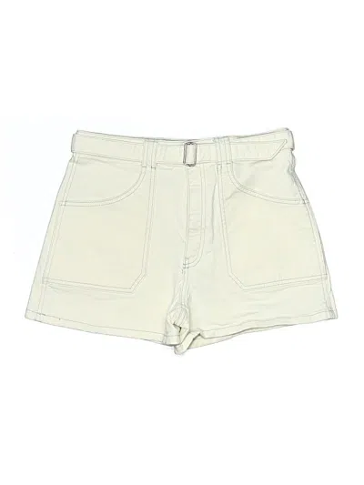 Pre-owned Club Monaco Khaki Shorts In Ivory