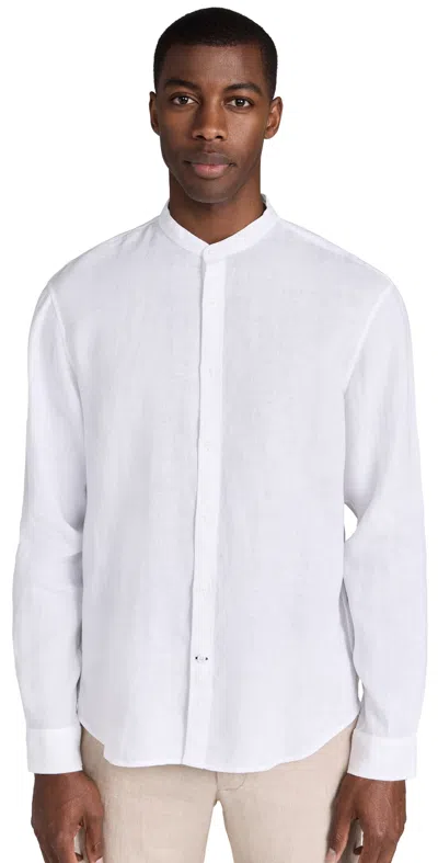 Club Monaco Linen Solid Shirt White/blanc