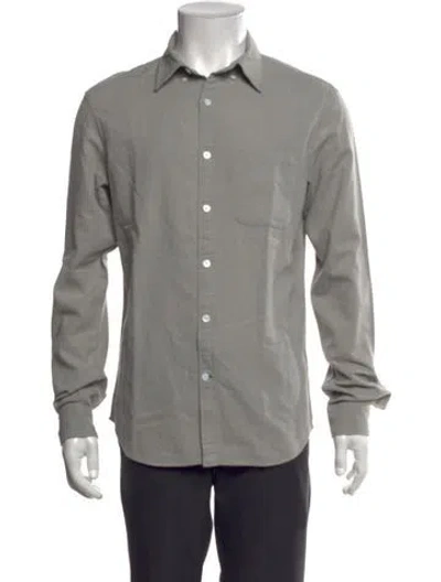 Pre-owned Club Monaco Long Sleeve Shirt In Gray