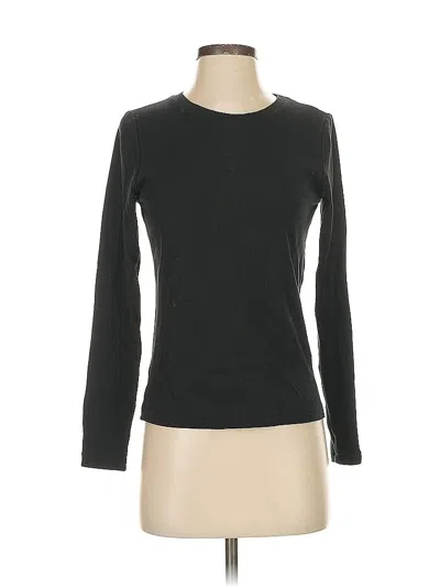 Pre-owned Club Monaco Long Sleeve T-shirt In Black