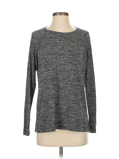 Pre-owned Club Monaco Long Sleeve T-shirt In Gray