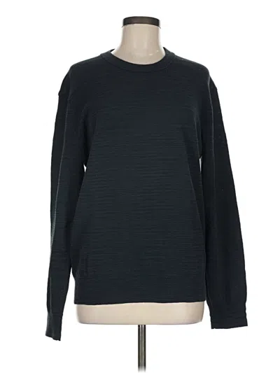 Pre-owned Club Monaco Long Sleeve T-shirt In Black