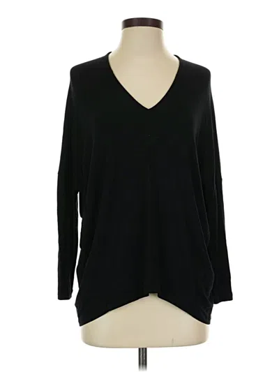 Pre-owned Club Monaco Long Sleeve T-shirt In Black