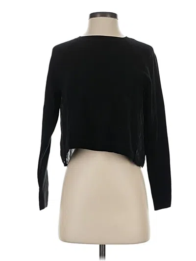 Pre-owned Club Monaco Long Sleeve T-shirt In Black