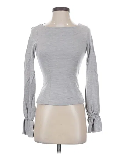 Pre-owned Club Monaco Long Sleeve T-shirt In Gray