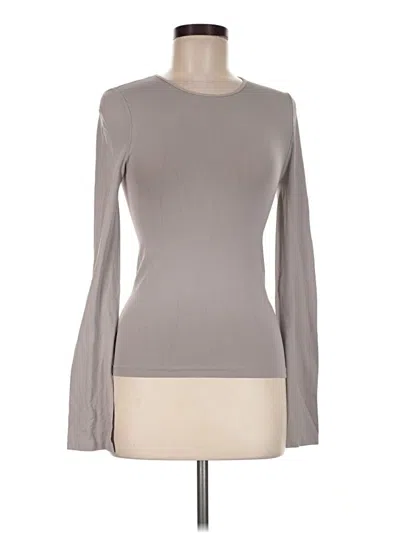 Pre-owned Club Monaco Long Sleeve T-shirt In Gray