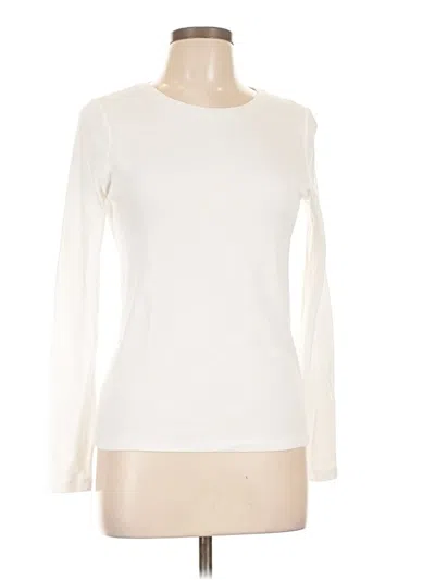 Pre-owned Club Monaco Long Sleeve T-shirt In White
