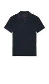 Club Monaco Loop Terry Johnny Collar Polo