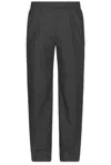 Club Monaco Pleated Wool Trouser In Grey Glen Plaid