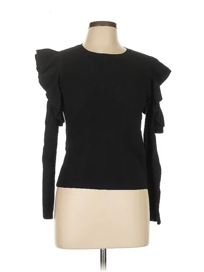 Pre-owned Club Monaco Pullover Sweater In Black