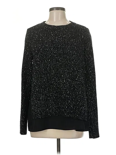 Pre-owned Club Monaco Pullover Sweater In Black