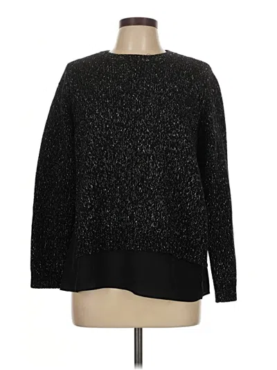 Pre-owned Club Monaco Pullover Sweater In Black