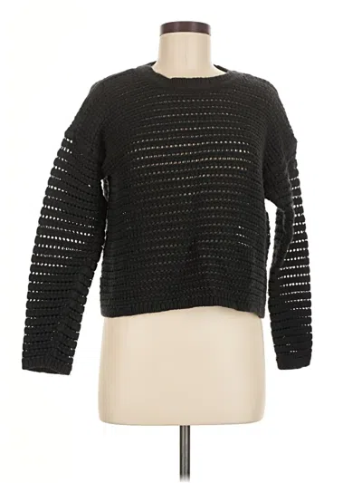 Pre-owned Club Monaco Pullover Sweater In Black