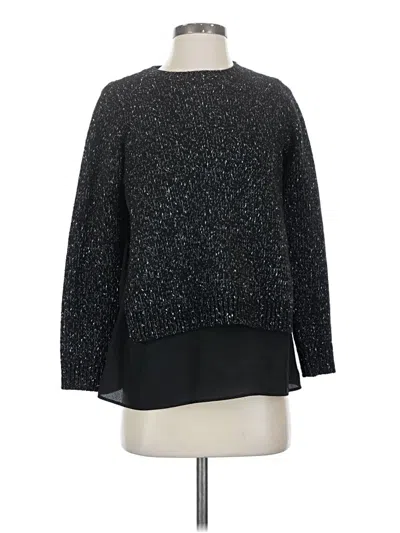 Pre-owned Club Monaco Pullover Sweater In Black