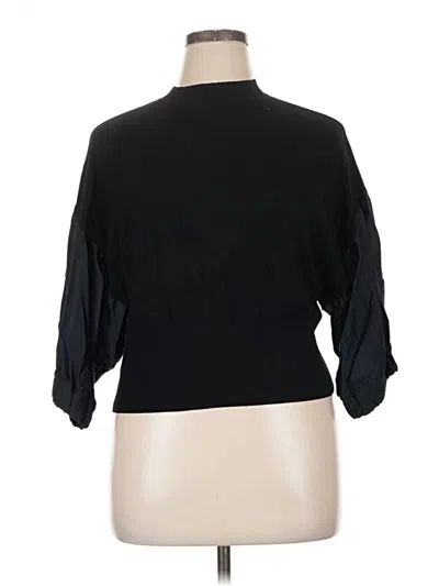 Pre-owned Club Monaco Pullover Sweater In Black