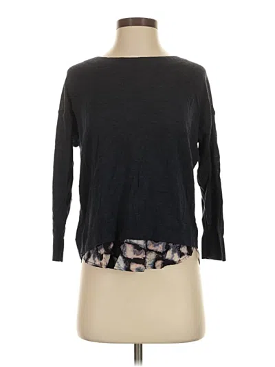 Pre-owned Club Monaco Pullover Sweater In Black