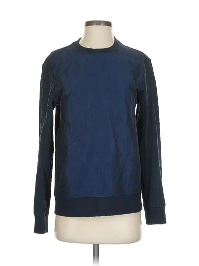 Pre-owned Club Monaco Pullover Sweater In Blue