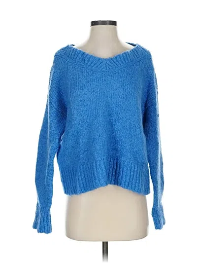 Pre-owned Club Monaco Pullover Sweater In Blue