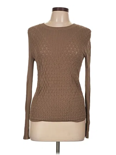 Pre-owned Club Monaco Pullover Sweater In Brown