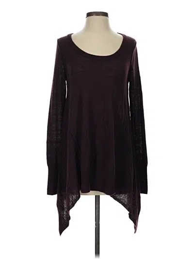Pre-owned Club Monaco Pullover Sweater In Burgundy