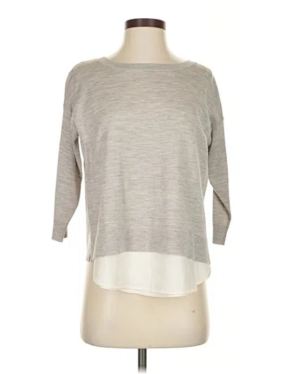 Pre-owned Club Monaco Pullover Sweater In Gray