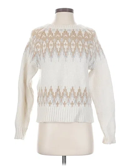 Pre-owned Club Monaco Pullover Sweater In Ivory