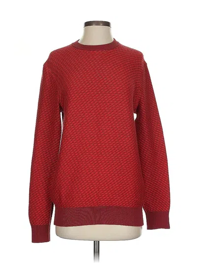 Pre-owned Club Monaco Pullover Sweater In Red