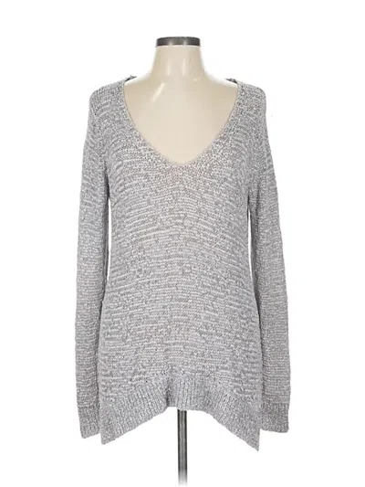 Pre-owned Club Monaco Pullover Sweater In Silver