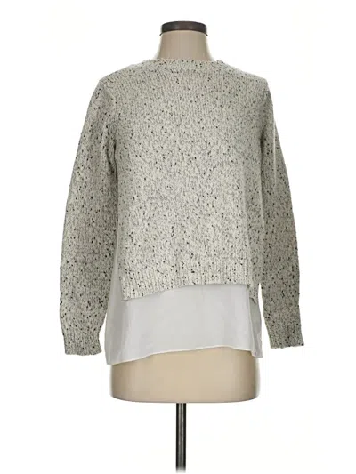 Pre-owned Club Monaco Pullover Sweater In Silver