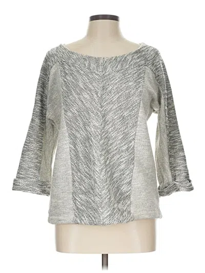 Pre-owned Club Monaco Pullover Sweater In Silver