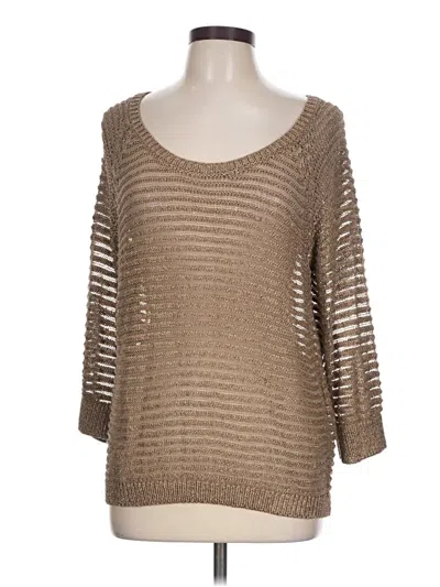 Pre-owned Club Monaco Pullover Sweater In Tan