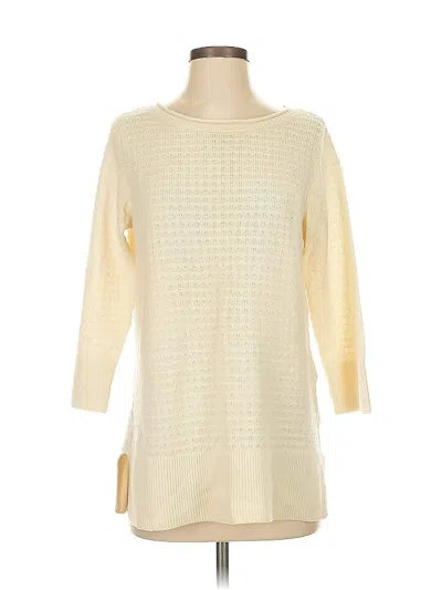 Pre-owned Club Monaco Pullover Sweater In White