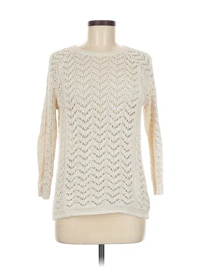 Pre-owned Club Monaco Pullover Sweater In White