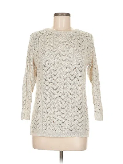 Pre-owned Club Monaco Pullover Sweater In White