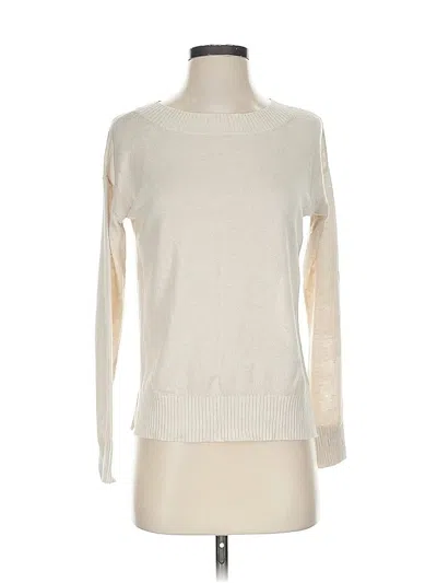 Pre-owned Club Monaco Pullover Sweater In White