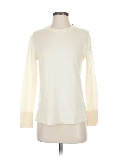 Pre-owned Club Monaco Pullover Sweater In White