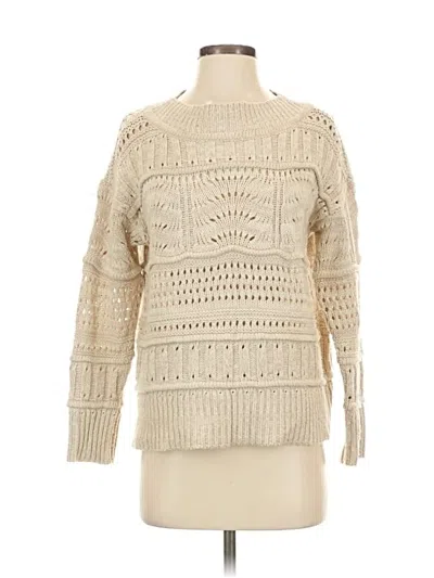 Pre-owned Club Monaco Pullover Sweater In White