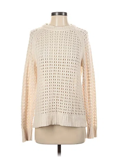 Pre-owned Club Monaco Pullover Sweater In White