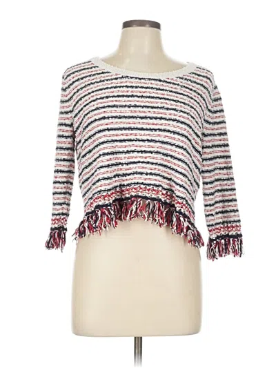 Pre-owned Club Monaco Pullover Sweater In White